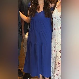 OLD NAVY blue maxi dress
